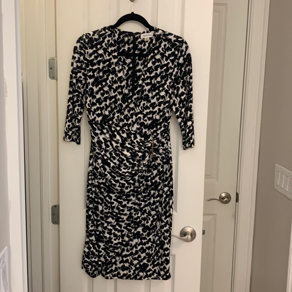 Black print long sleeve